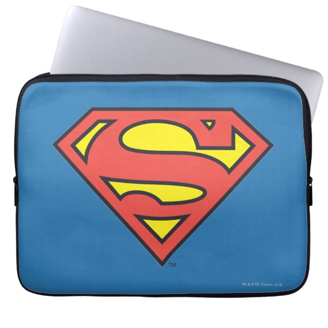 Superman S-Shield | Superman Logo Laptop Sleeve (Front)