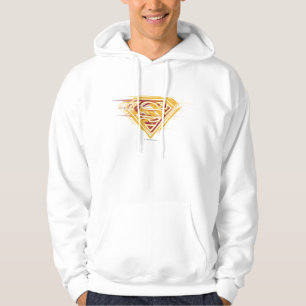 Superman S-Shield   Yellow and Red Logo Hoodie
