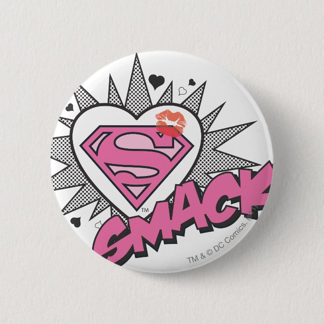 Superman - Smack 2 Inch Round Button (Front)