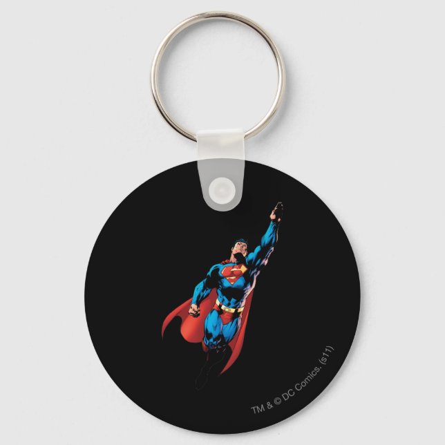 Superman Soars Keychain (Front)