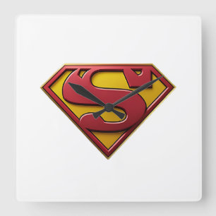 Superman Square Wall Clock