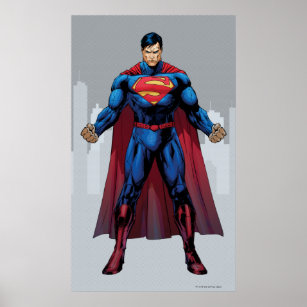 Superman Standing Poster