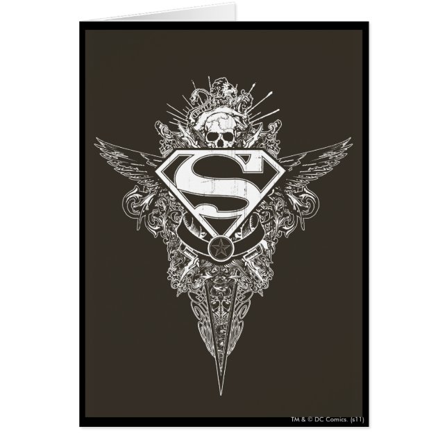 Superman Stylisé | Logo étoile et crâne (Devant)