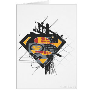 Superman Stylisé Logo Powerlines