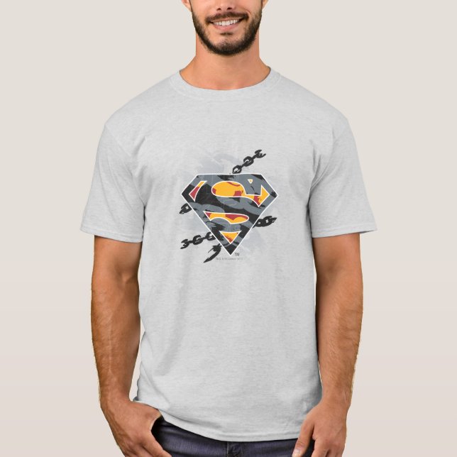 Superman Stylized | Chains Logo T-Shirt (Front)