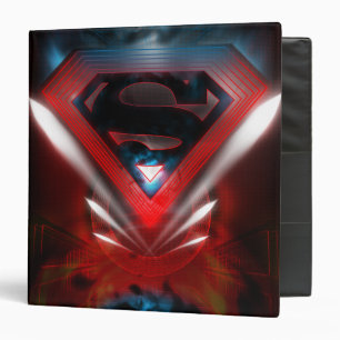 Superman Stylized   Futuristic Logo Binder