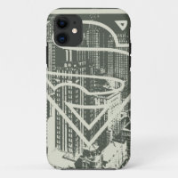 Superman Stylized | Green Metropolis Logo