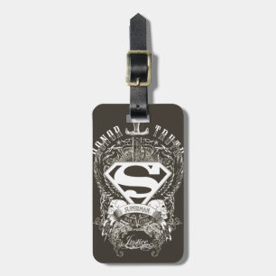 Superman Stylized   Honour, Truth and Justice Logo Luggage Tag