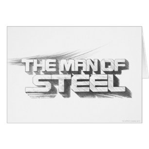 Superman Stylized Man of Steel Drawing Logo