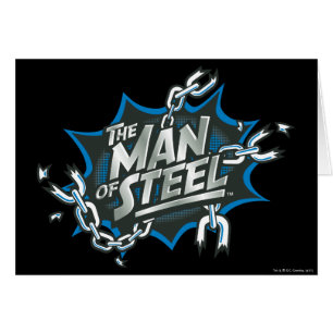 Superman Stylized Man of Steel Splash Logo