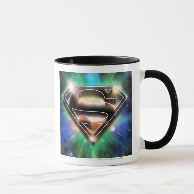 Superman Stylized | Shiny Burst Logo Mug (Right)