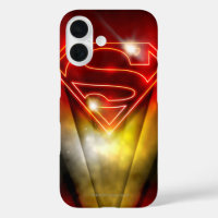 Superman Stylized | Shiny Red Outline Logo