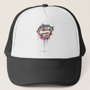 Superman Stylized Twisted Innocence Logo Trucker Hat