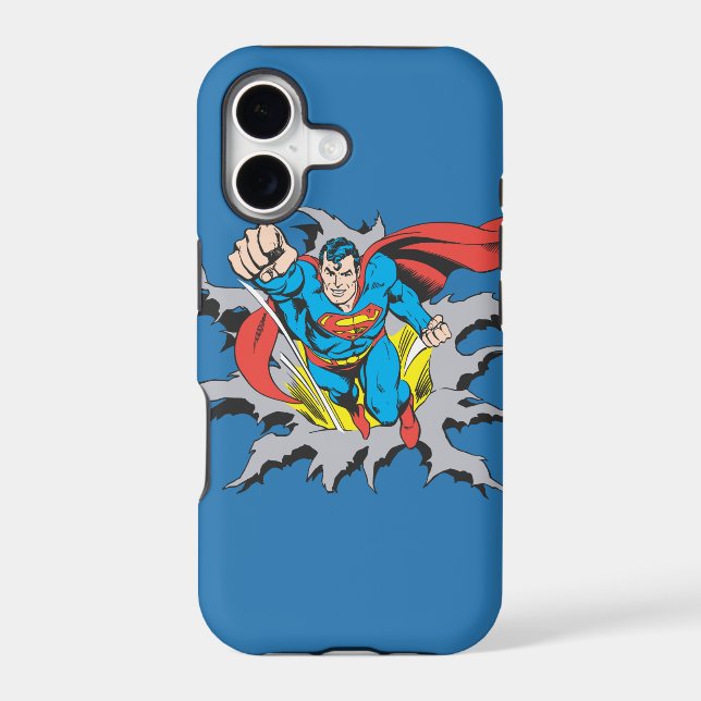 Superman Tears Thru (Back)