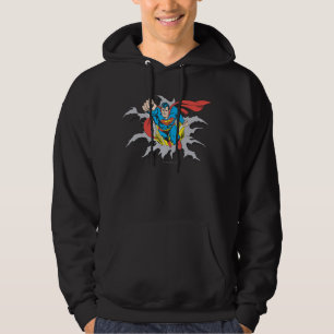 Superman Tears Thru Hoodie