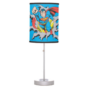 Superman Tears Thru Table Lamp