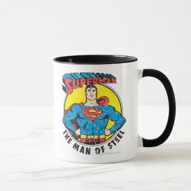 Superman The Man of Steel Mug (Right)