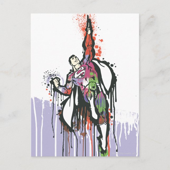 Superman Twisted Innocence Poster Postcard (Front)