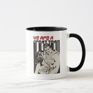 Superman Valentine's Day   We Are A Great Team Mug
