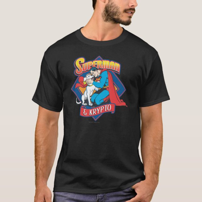 Superman with Krypto T-Shirt (Front)