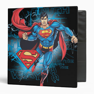 Superman with Logo Binder