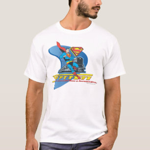 Superman with train - Colour T-Shirt