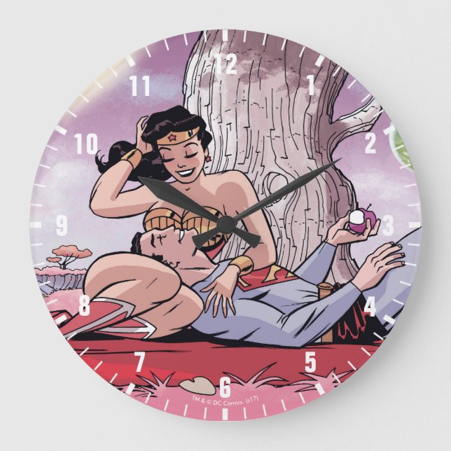 Superman/Wonder Woman Comic Cover #14 Variant Large Clock (Front)