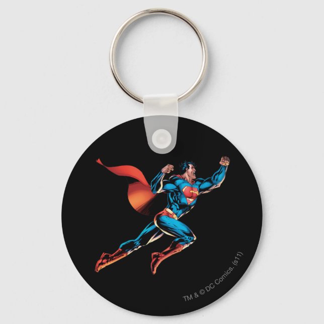 Superman Yells Keychain (Front)