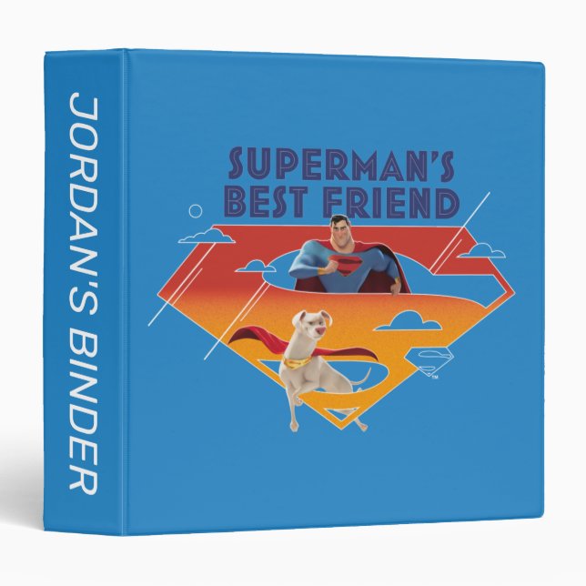 Superman's Best Friend Binder (Front/Spine)