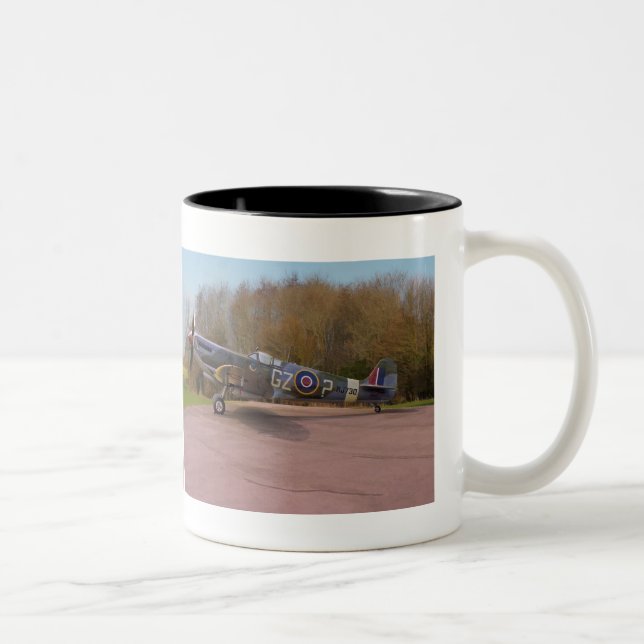 Supermarine Spitfire HF Mk. IXe MJ730 Two-Tone Coffee Mug (Right)