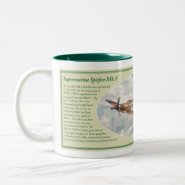 Supermarine Spitfire Mk.1 mug (Left)