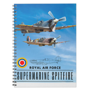 SUPERMARINE SPITFIRE - ROYAL AIR SQUADRON NOTEBOOK
