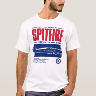 Supermarine Spitfire   WW2 Plane T-Shirt