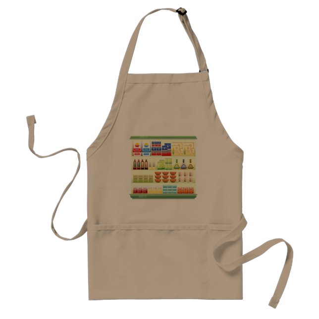 Supermarket Goods Shelf Apron (Front)