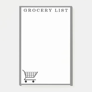 Supermarket Grocery List Shopping Notepad 