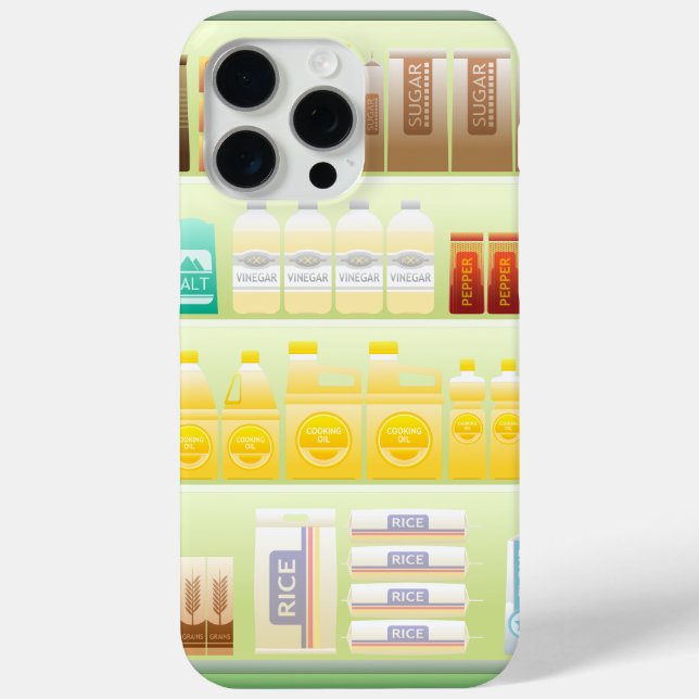supermarket shelf coffee tea grains Case-Mate iPhone case (Back)