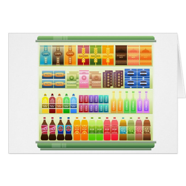 supermarket shelf products snacks (Front Horizontal)