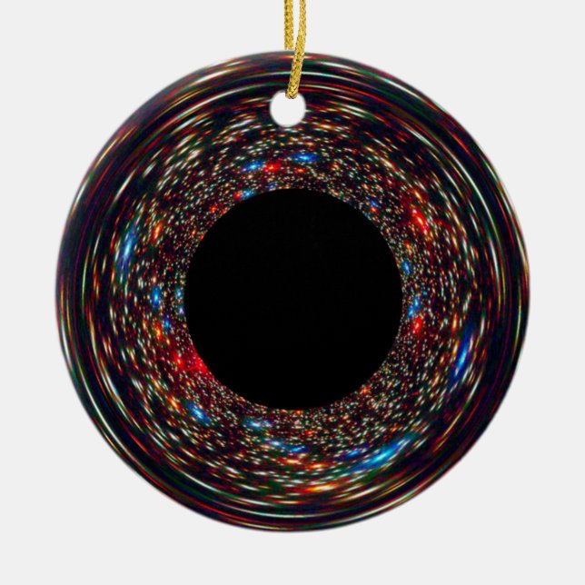 Supermassive Black Hole Ceramic Ornament (Front)