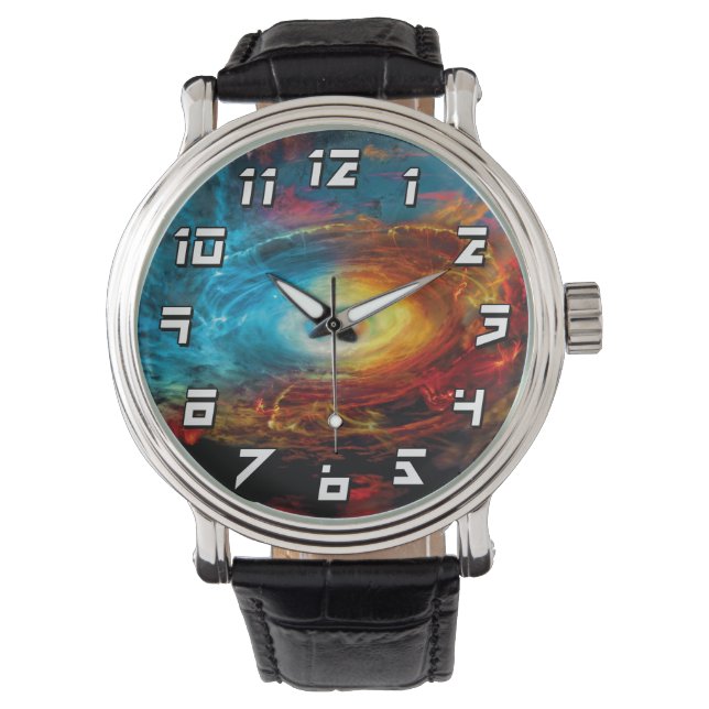 Supermassive Black Hole Illustration Watch (Front)