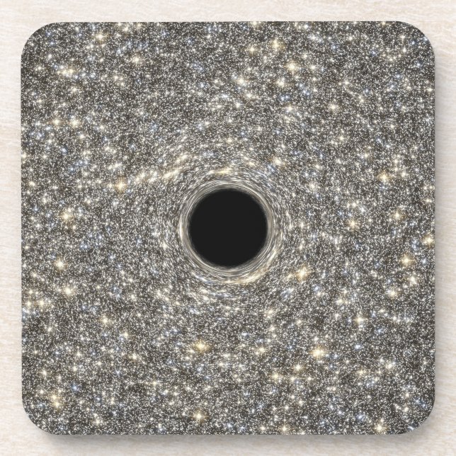 Supermassive Black Hole In The Middle Of A Galaxy. Coaster (Front)