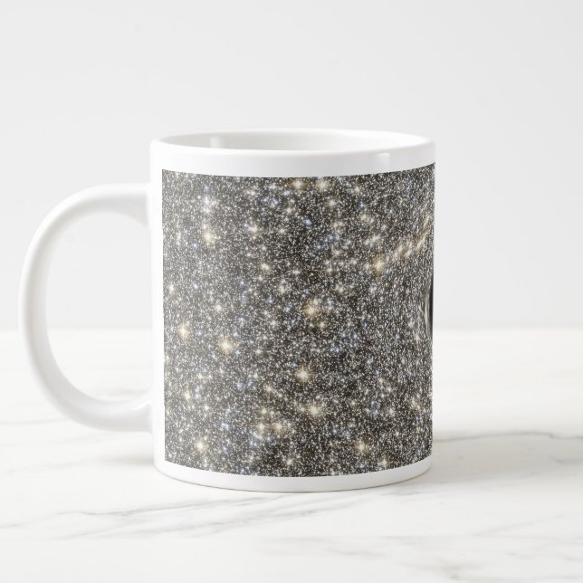 Supermassive Black Hole In The Middle Of A Galaxy. Large Coffee Mug (Left)
