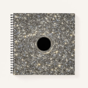 Supermassive Black Hole In The Middle Of A Galaxy. Notebook