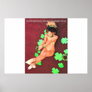 SUPERMODEL ISHAH LAURAH ST. PATTY'S DAY 2018 POSTER