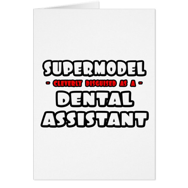 Supermodèle .. Assistant dentaire (Devant)