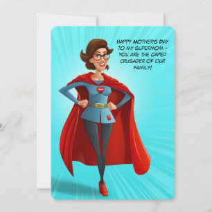 Supermom of our family   Mother's Day Card