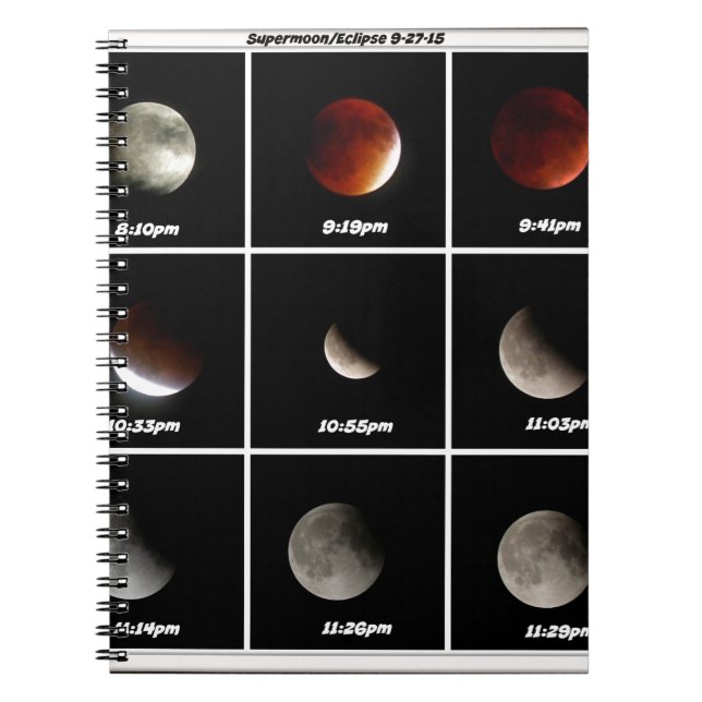 Supermoon & Eclipse Notebook (Front)