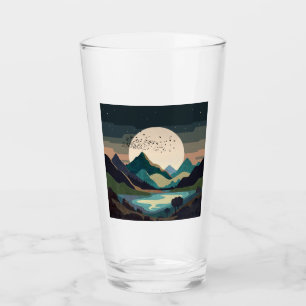 Supermoon On The Lake Glass