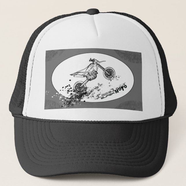 supermoto trucker hat #1 (Front)