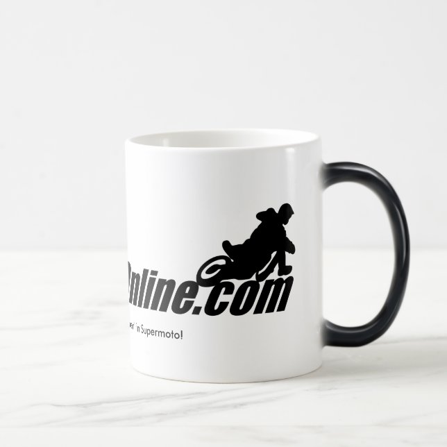 SuperMotoOnline "Morphing" Coffee Mug! Magic Mug (Right)