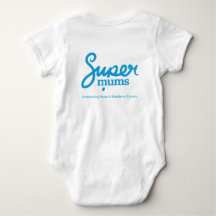 Supermums Babygrow - White